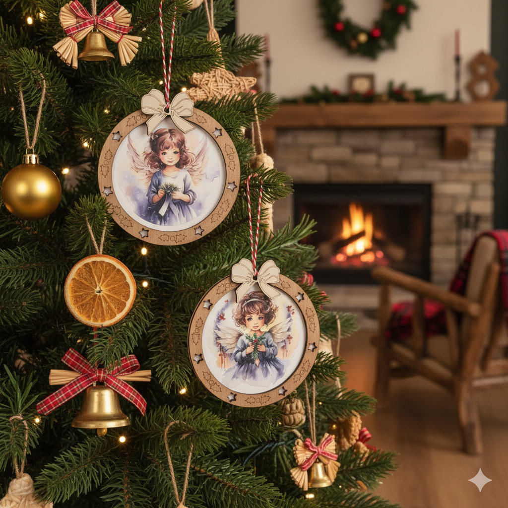 Dřevěné vánoční ozdoby